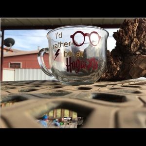 Glass coffee cup. (Etsy- designsladona)